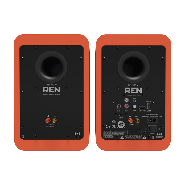 食器 Ren / Eng available KANTO REN Powered Speaker with HDMI-ARC - Vinyl Sound Toronto