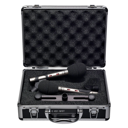 AKG C451B ケース付き AKG C451 B Matched Pair – Stereo Pencil Condenser Mics for