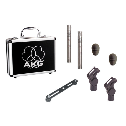 AKG C451B Stereo Pair 美品 AKG C451 B Matched Pair – Stereo Pencil Condenser Mics for