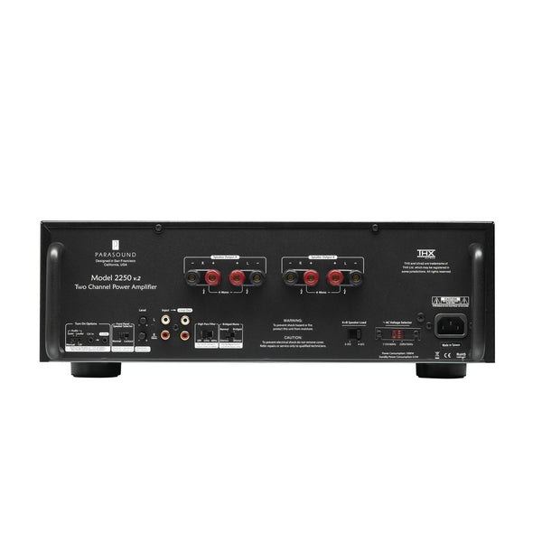 PARASOUND NEWCLASSIC 2250 V.2 TWO CHANNEL POWER AMPLIFIER VINYL SOUND