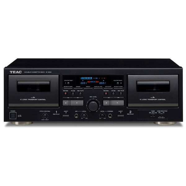 TEAC W1200B DUAL-WELL CASSETTE DECK | VINYLSOUND