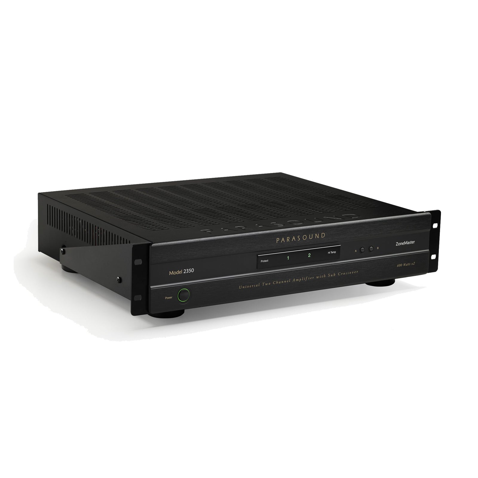 Parasound ZoneMaster 2350 Universal 2 Channel Amplifier with Sub Crossover - With a great sound into stunning packages, find all Parasound model Halo P 6 - Model Halo JC 5 - A51 - A52+ - JC 2 BP - Zpre3, A 21+ Stereo Power Amplifier, Amplifier, Mono Power Amplifier, Phono Preamplifier, Integrated Amplifier & DAC, Speaker Amplifier and more available at Vinyl Sound.
