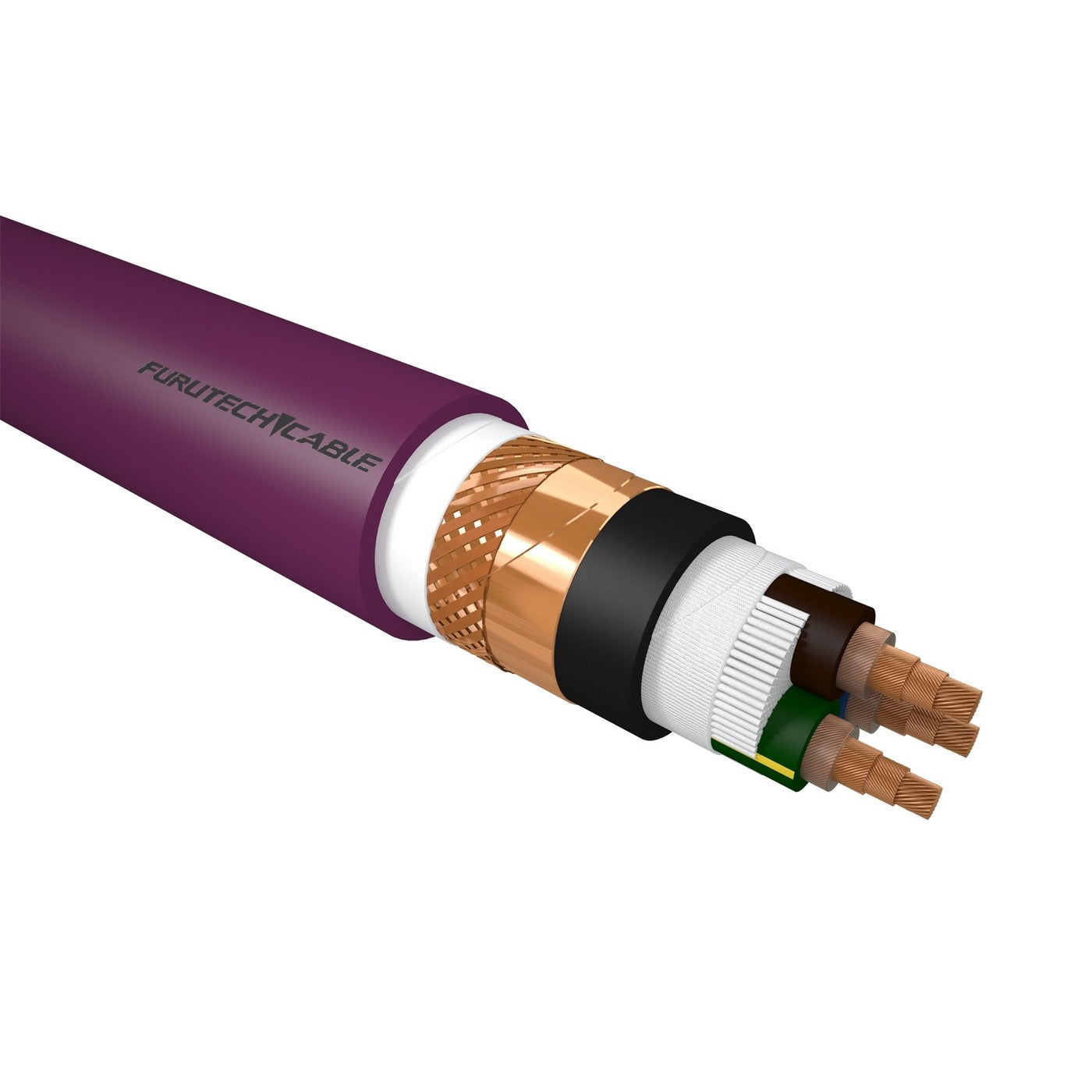 Furutech DPS-4.1 Ulitimate High End Audio Grade Power Cable (International markets only) Bulk Cable Spool  (40m/spool)