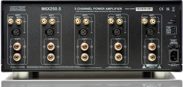Musical Fidelity M6x 250.5 Multichannel Amplifier