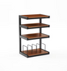 Norstone Esse Four Glass Shelf Hi-Fi Audio / Vinyl Rack