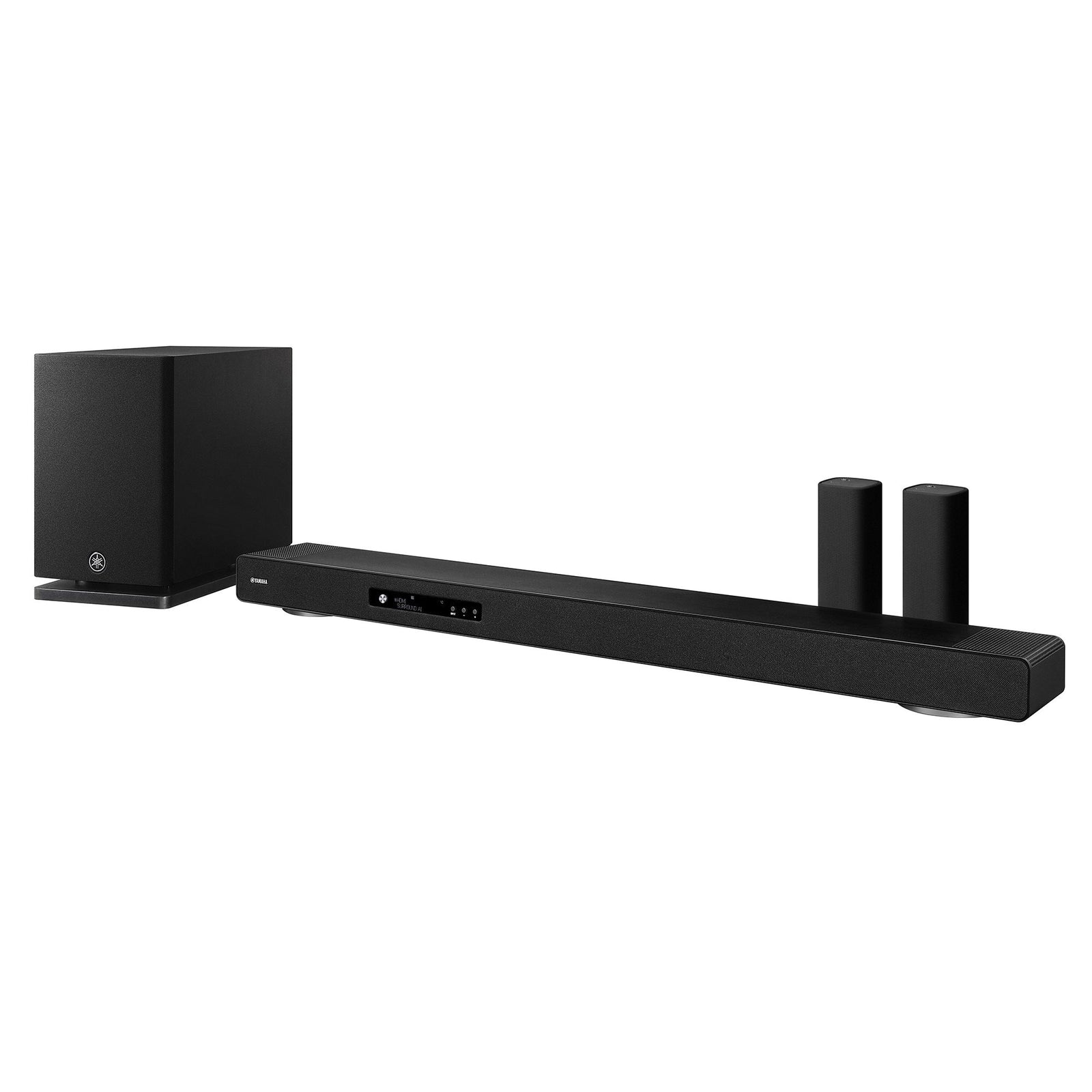 Yamaha SRX90WSX SET Flagship True X Soundbar with YSP Beam Speakers & External Subwoofer, BUNDLE WITH WSX3A x 2