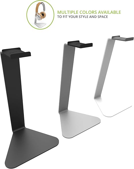 Kanto H1 Universal Headphone Stand with Curved Silicone Padding