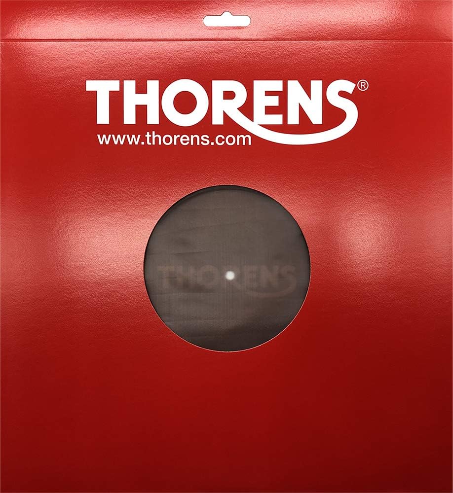 Thorens Platter Mat Leather, Black