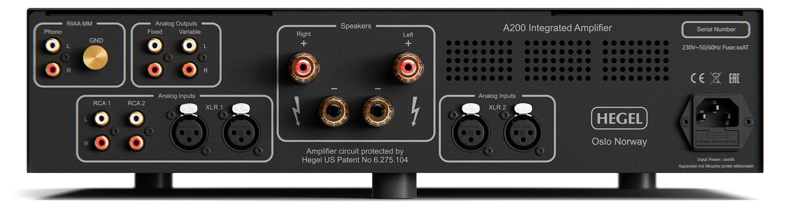 Hegel A200 Integrated Amplifier