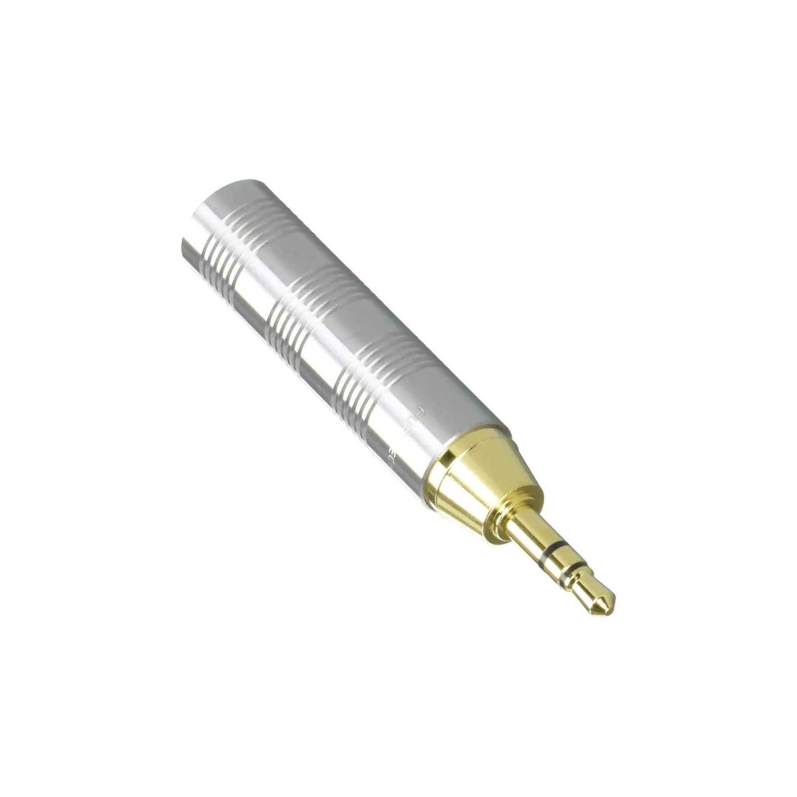 ALPHA DESIGN LABS ADAPTORS F35(G) Headphone Jack Stereo Adapter 6.3mm to 3.5mm 24K Gold Plated Available at Vinyl Sound