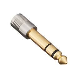 ALPHA DESIGN LABS ADAPTORS F63-S(G) F63-S(G) Headphone Jack Stereo Adapter 3.5mm to 6.3mm 24K Gold Plated Available at Vinyl Sound