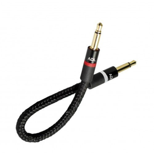 ALPHA DESIGN LABS COAXIAL CABLE Mini Coax-35-0.1m Mini Coax-35 Cable 3.5mm Mono to 3.5mm Mono Connectors (0.1M) Available at VInyl Sound