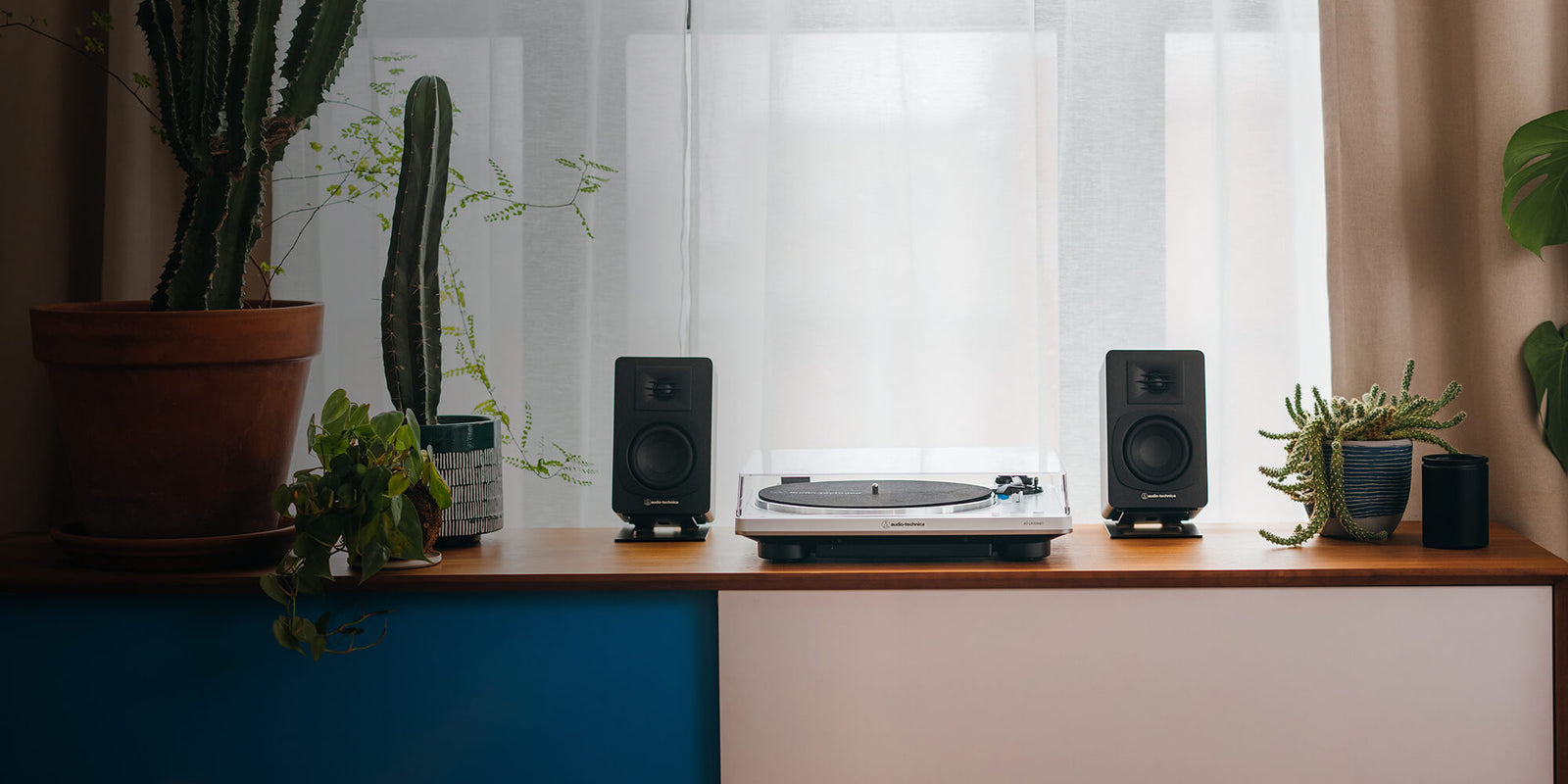 Audio-Technica AT-SP3X Powered Bookshelf Speakers (Pair)