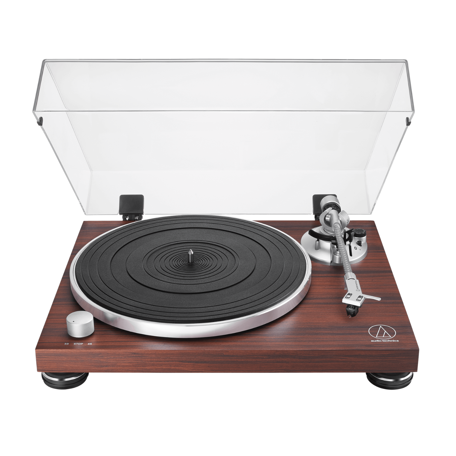 Audio-Technica AT-LPW50BT Manual Belt-Drive Turntable (Wireless & Analog)
