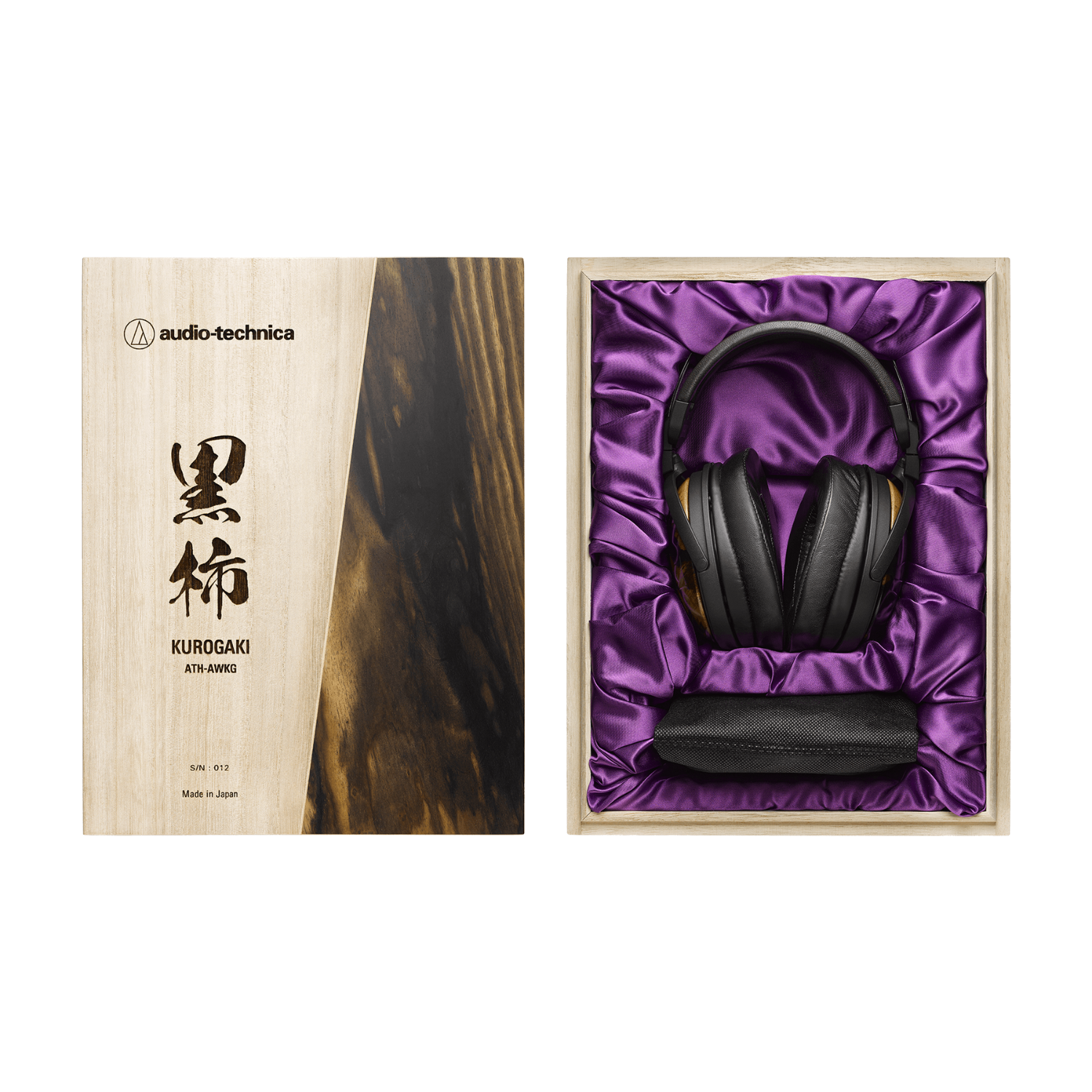 Audio Technica ATH-AWKG Audiophile Closed-back Dynamic Wooden Headphones