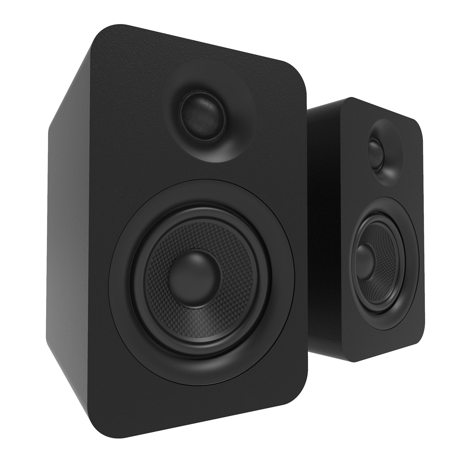 Kanto YU Passive 4″ Bookshelf Speakers with 1″ Silk Dome Tweeter, Pair