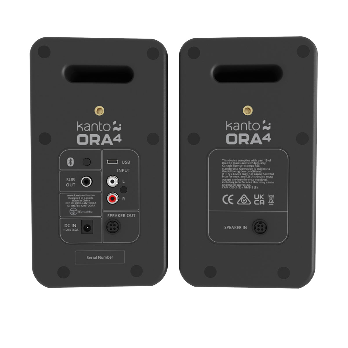 Kanto ORA 100W Powered Reference Desktop Speakers with Bluetooth