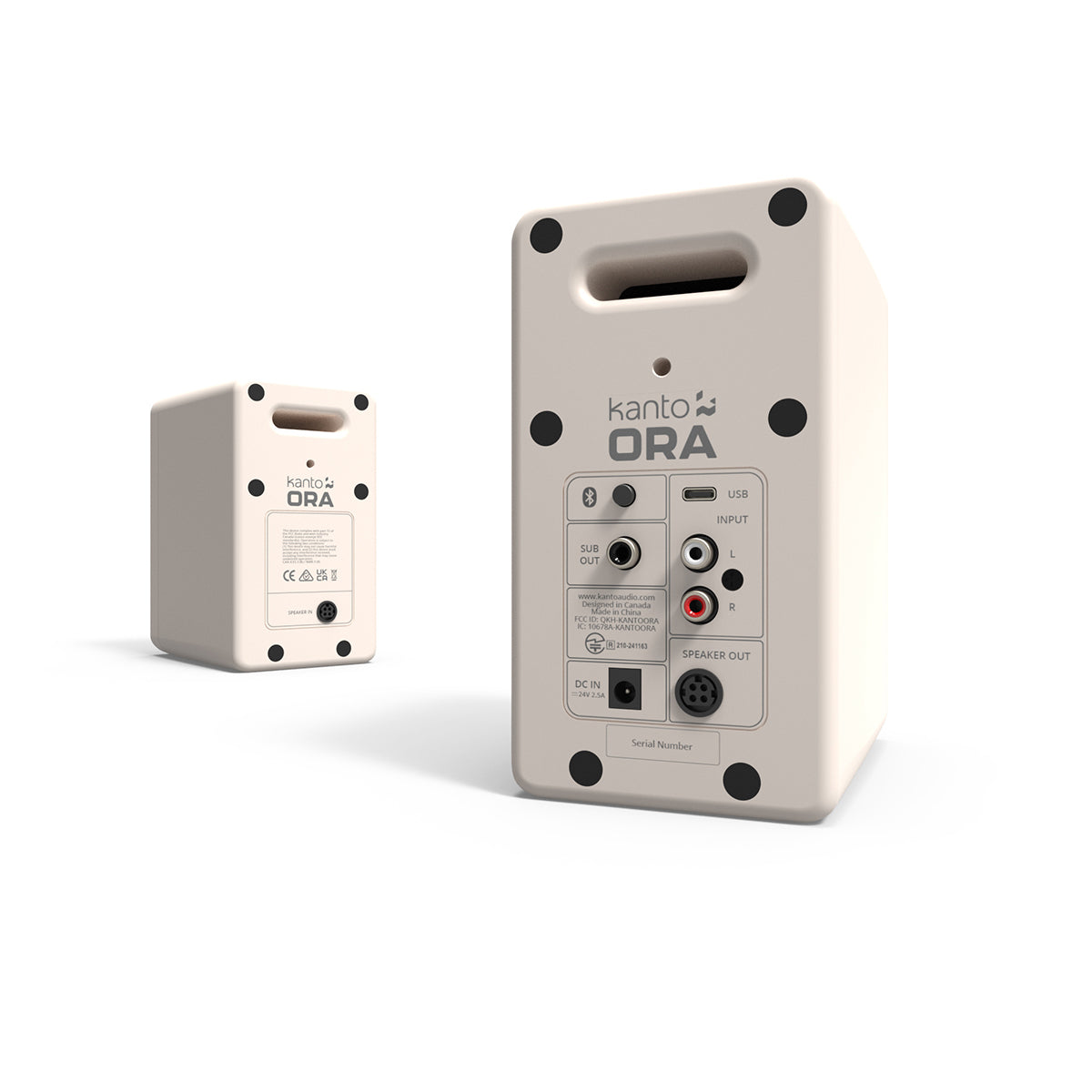 Kanto ORA 100W Powered Reference Desktop Speakers with Bluetooth