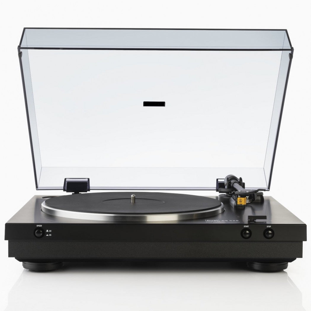 Dual CS 329 Turntable | Vinyl Sound Designed for record player beginners The Dual CS 329 offers simplicity for the perfect introduction to analogue music playback. With its Plug & Play design, you get a pre-assembled complete package with components permanently set and settings fixed at the factory