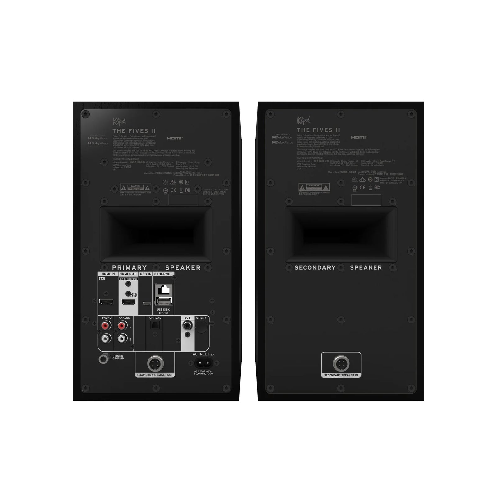 Klipsch The Fives II Powered Speakers (Pair)