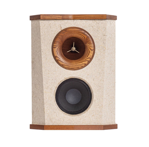 FLEETWOOD DEVILLE SQ LEATHER-WRAPPED SOLID HARDWOOD BODY SPEAKERS