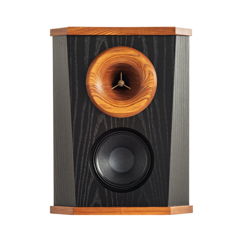 FLEETWOOD DEVILLE SQ LEATHER-WRAPPED SOLID HARDWOOD BODY SPEAKERS