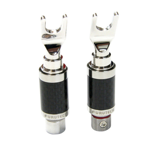 Furutech Connector CF-201(R)S2 Spade Carbon Fiber-1
