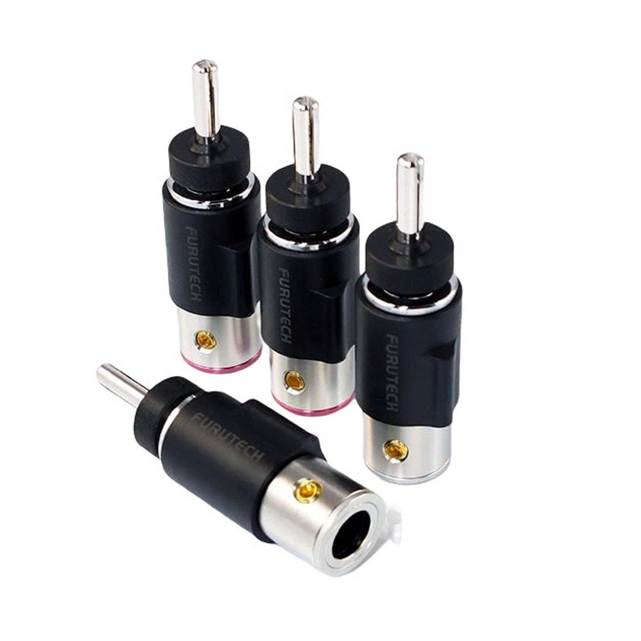 Furutech Connector FT-212 Low Mass Banana Plugs (4pc/Set)-1