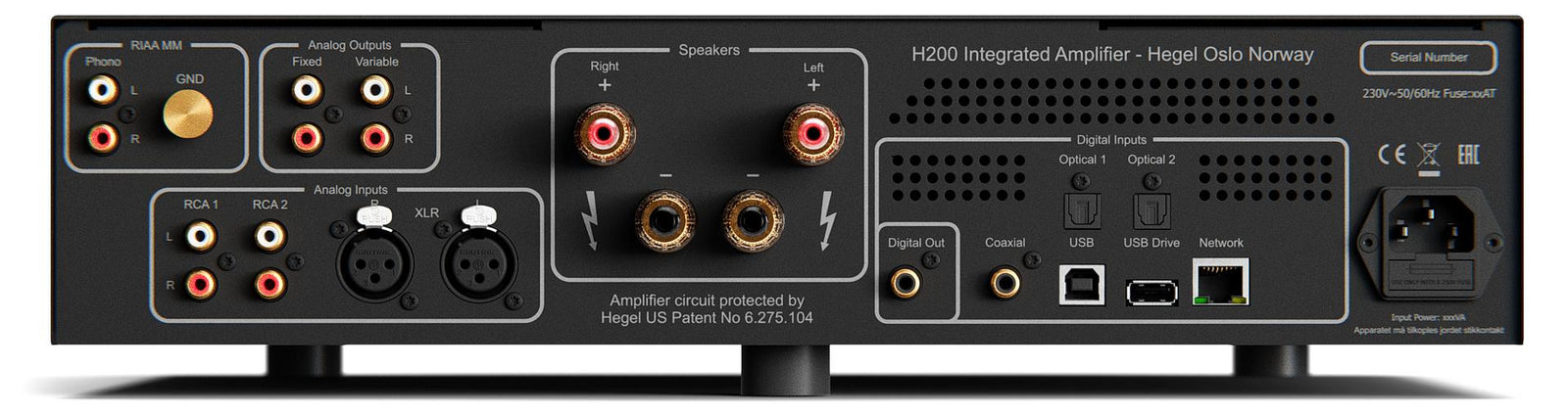 Hegel H200 Integrated Amplifier