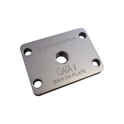ISOACOUSTICS ISOGAIBWD3MOUPLA GAIA B&W D3 Mounting Plates (Pack of 4) | VINYL SOUND Mount your GAIA isolators to your B&W D3 and D4 The 4-pack B&W D3/D4 Plate Adapter from IsoAcoustics is designed to mount the GAIA isolators (sold separately) to the Bowers & Wilkins D3 & D4 floor standing speaker. Compatible Models: Bowers & Wilkins 800 D3 Bowers & Wilkins 802 D3 Bowers & Wilkins 803 D3 Bowers & Wilkins 801 D4 Bowers & Wilkins 802 D4 Bowers & Wilkins 803 D4