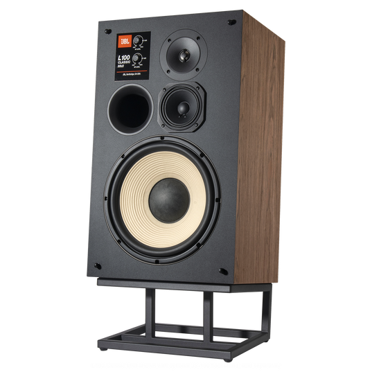 L100 CLASSIC MKII 12-inch (300mm) 3-way Bookshelf Loudspeaker The L100 Classic MkII is the next evolution in the reborn legend that is the JBL Classic Series. This 12-inch (300mm) 3-way bookshelf loudspeaker features upgraded JBL acoustic components to improve the sound quality of this Classic loudspeaker.