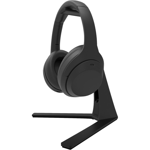 Kanto H3 Universal Desktop Headset Stand with Silicone Padding and Adapter Holder