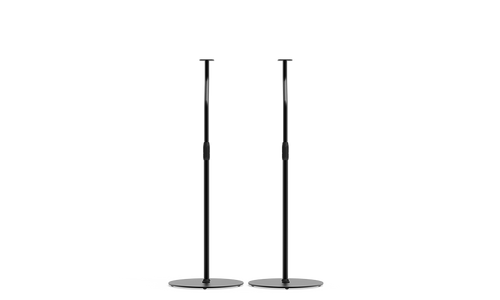 Kanto SLH Universal Height Adjustable Speaker Stands for Satellites up to 9 lbs (4 kg) Pair Black
