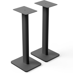 Kanto SPH Universal Height Adjustable Floor Speaker Stands for Bookshelf Speakers - Black, Pair
