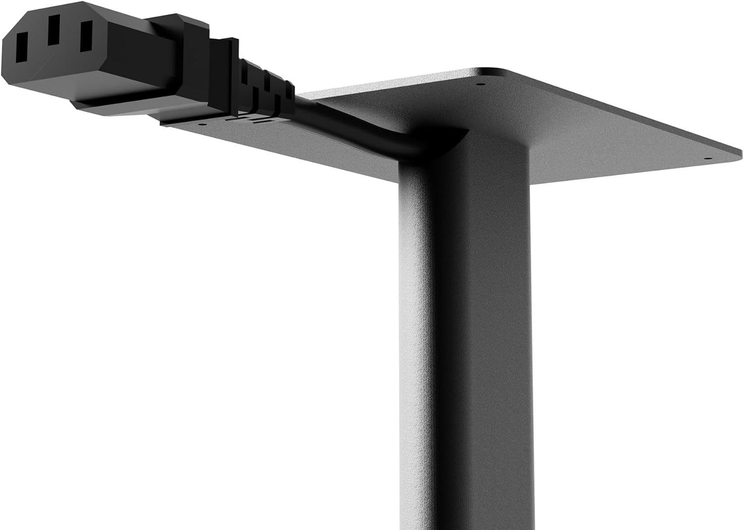 Kanto SPH Universal Height Adjustable Floor Speaker Stands for Bookshelf Speakers - Black, Pair