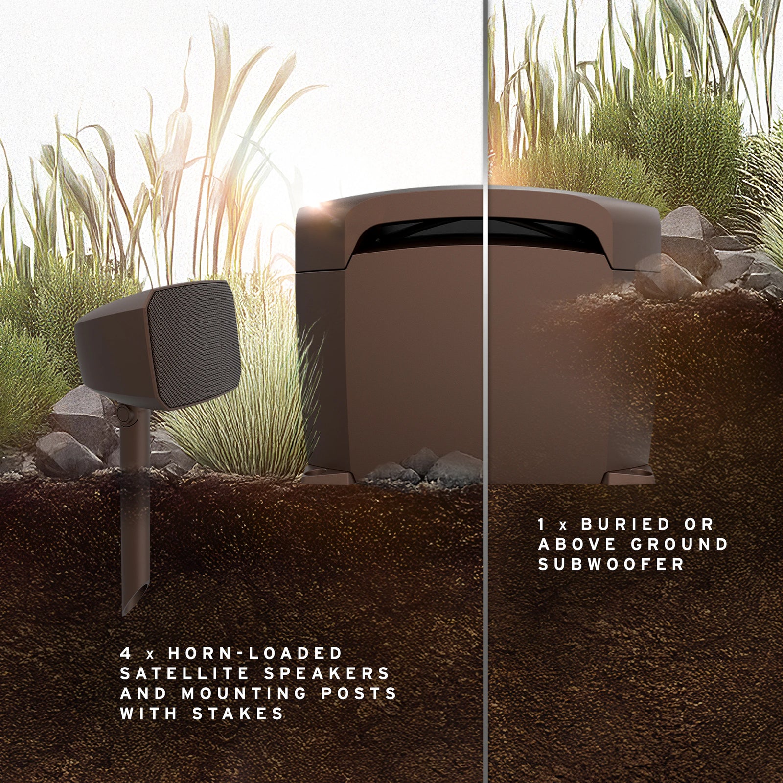 Klipsch Courtyard 4.1 Landscape Speaker System (SY)