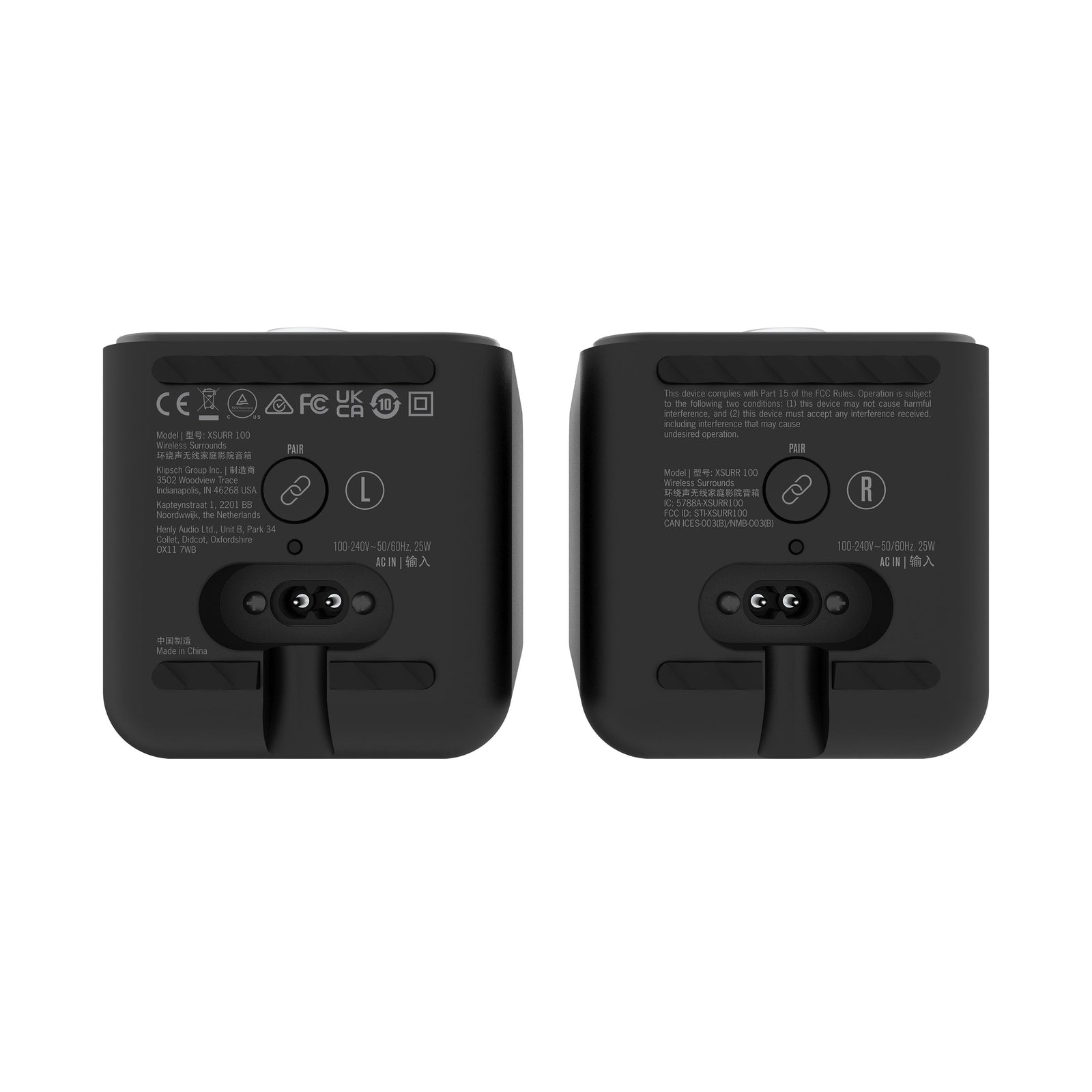 KLIPSCH XSURR100 FLEXUS SURR 100 WIRELESS SURROUND SPEAKERS