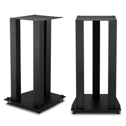 Exclusively designed for Mobile Fidelity SourcePoint 8 bookshelf loudspeakers, these 22-inch-tall steel stands raise your speakers to the ideal listening height and provide vibration-resistant support. The three-pole design can also be filled for extra stability. The top plate measures 10 x 10 (WD) inches and is 0.08 inches thick