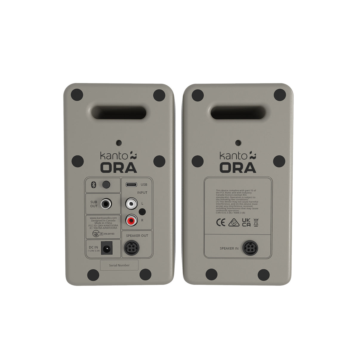 Kanto ORA 100W Powered Reference Desktop Speakers with Bluetooth