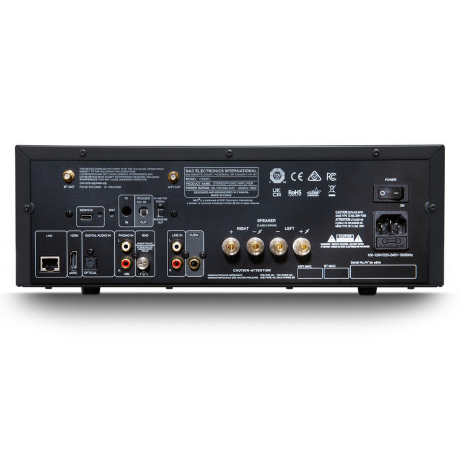 NAD C3030S Integrated Amplifier with BluOS