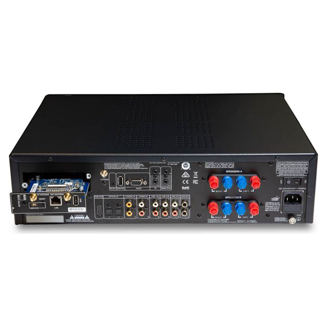 The C 399 HybridDigital DAC Amplifier takes NAD’s commitment to lasting value and sonic excellence to a whole new level. Best price on all NAD Electronics High Performance Hi-Fi and Home Theatre at Vinyl Sound, music and hi-fi apps including AV receivers, Music Streamers, Turntables, Amplifiers models C 399 - C 700 - M10 V2 - C 316BEE V2 - C 368 - D 3045.