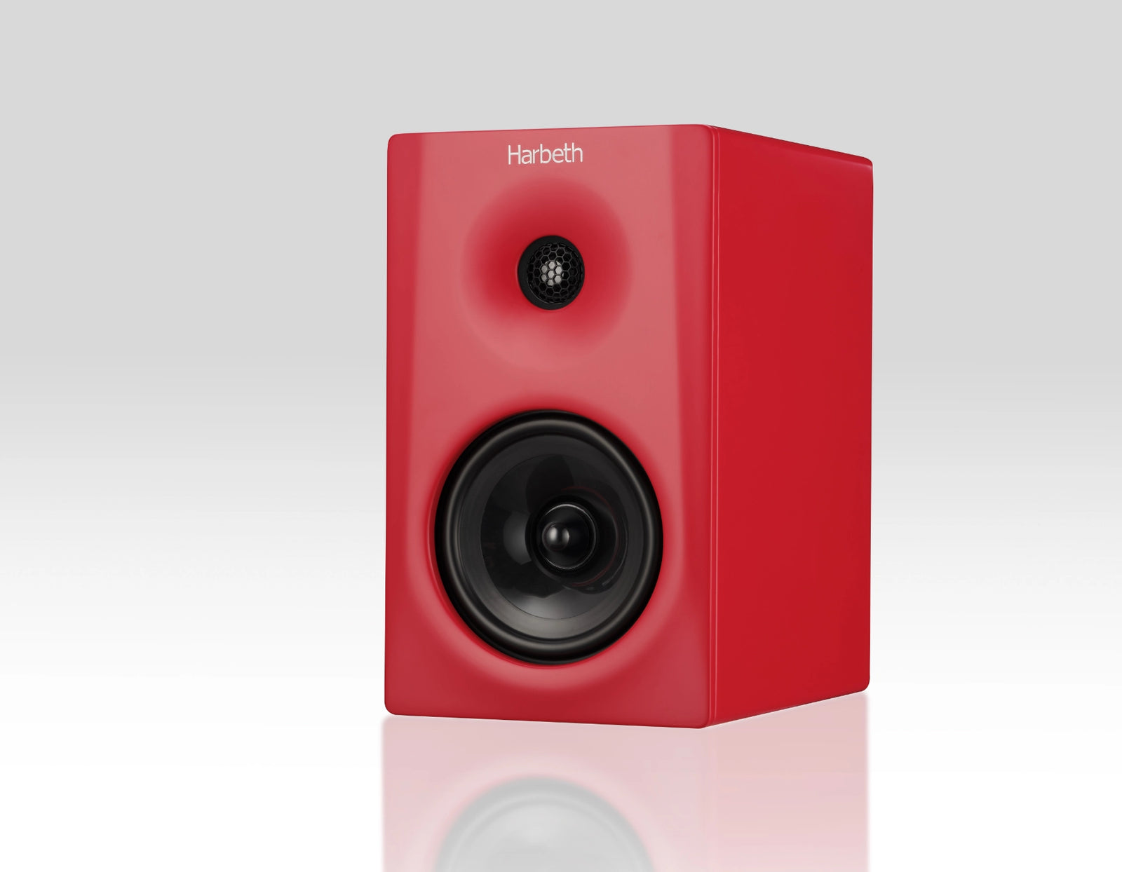 Harbeth NLE-1 compact bookshelf DSP speakers