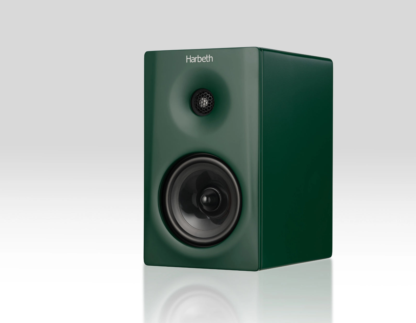 Harbeth NLE-1 compact bookshelf DSP speakers
