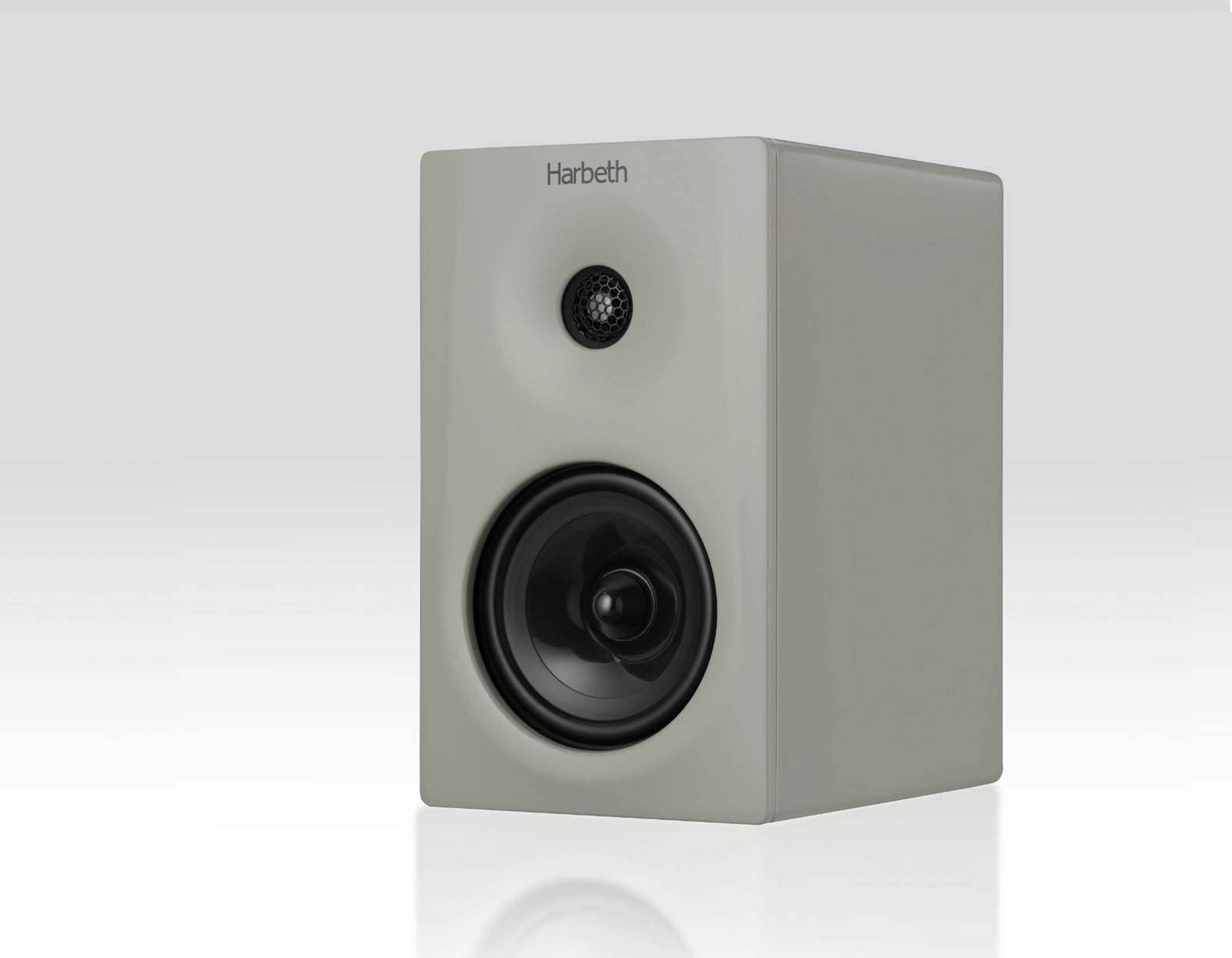 Harbeth NLE-1 compact bookshelf DSP speakers
