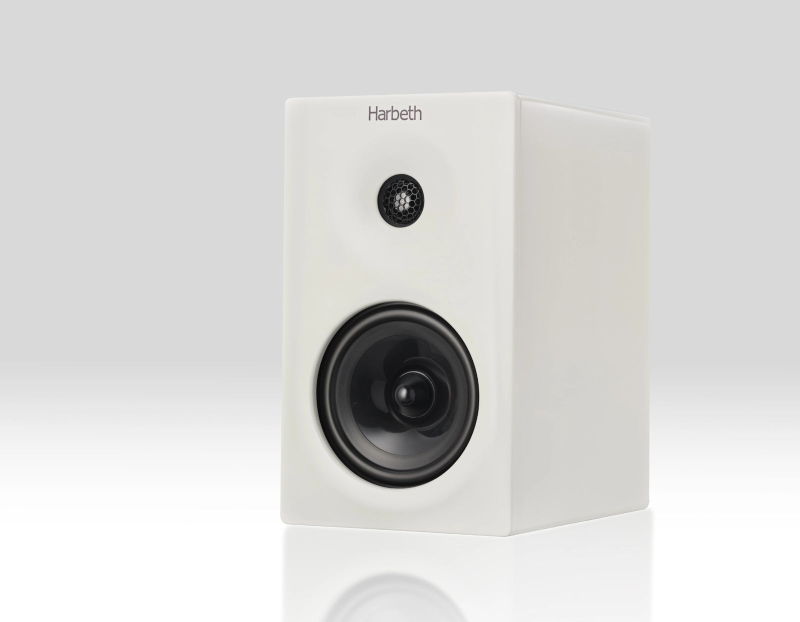 Harbeth NLE-1 compact bookshelf DSP speakers