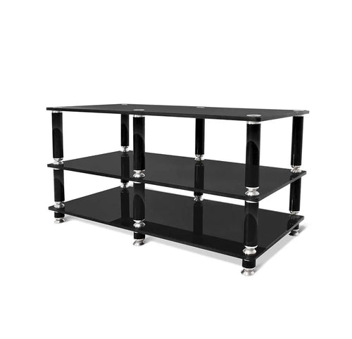 With the Stabbl range, Norstone has decided to keep it simple by offering 2 TV and Hifi units for audiophiles, both robust and functional. Whether it is the Hifi or AV version, Stabbl furniture is equipped with a unique technicality with a wave absorption system that supports the different trays, taking advantage of a remarkable thickness of 15mm.