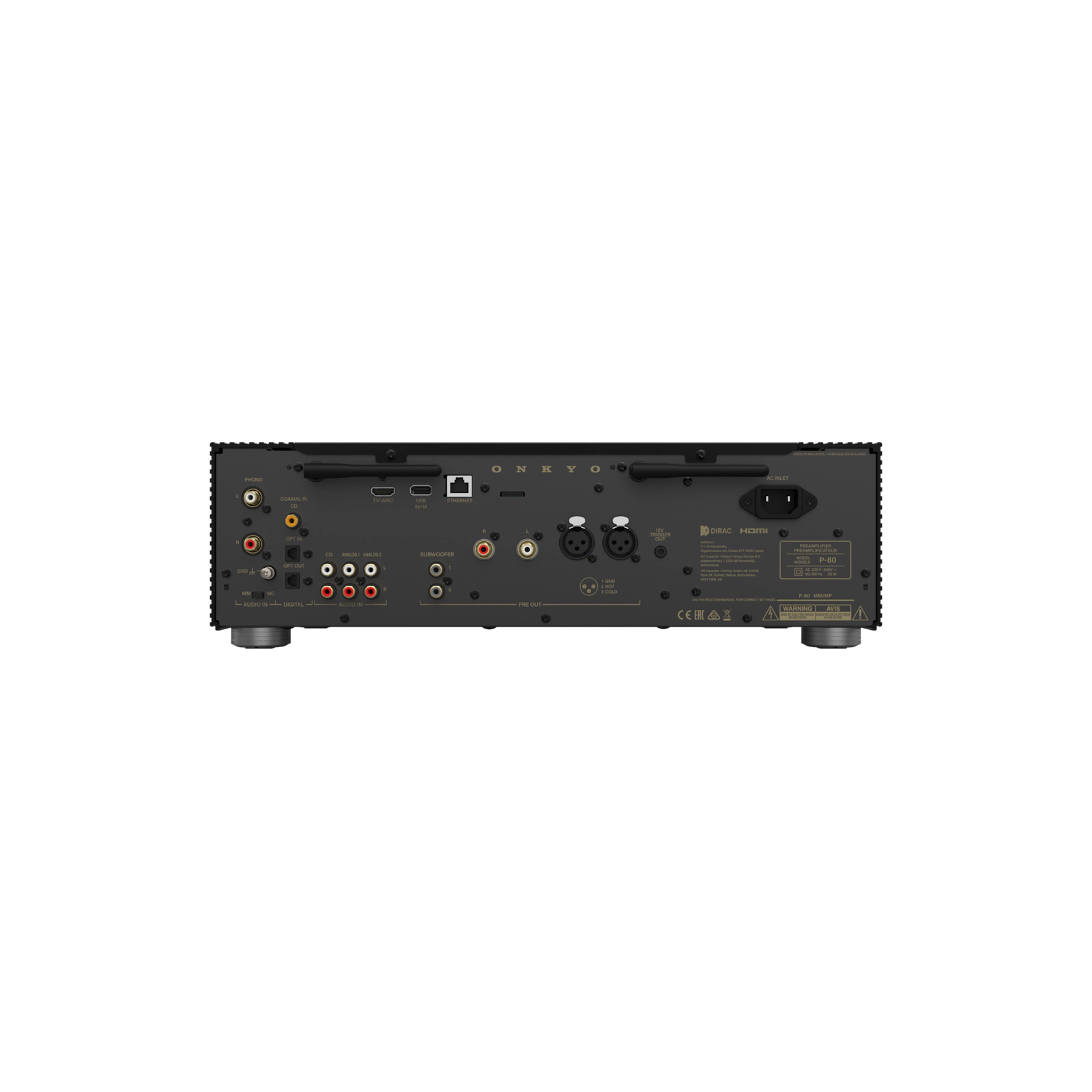 Onkyo P-80 Network Preamplifier (Icon Series)