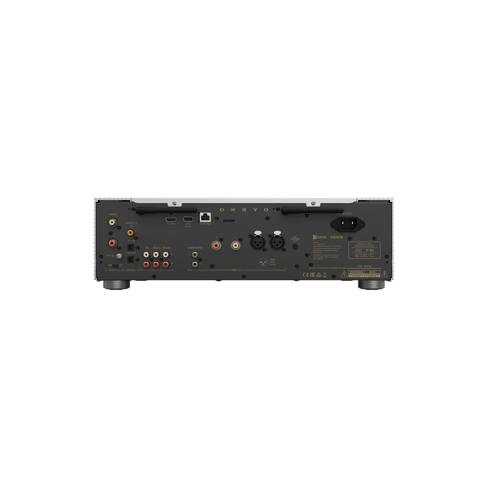 Onkyo P-80 Network Preamplifier (Icon Series)