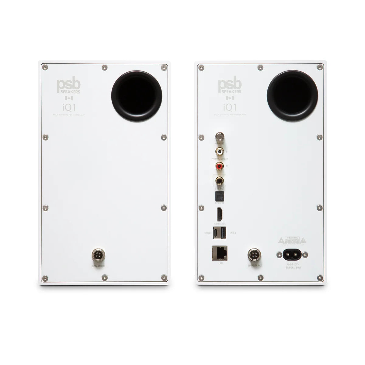 PSB iQ1 BluOS Streaming Powered Speakers (Pair)