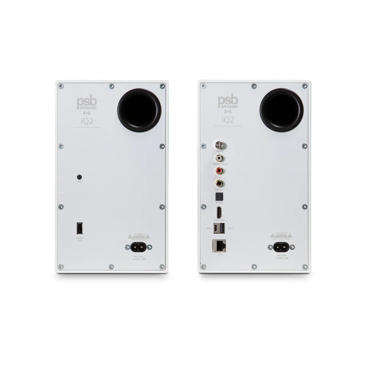 PSB iQ2 BluOS Streaming Powered Speakers (Pair)